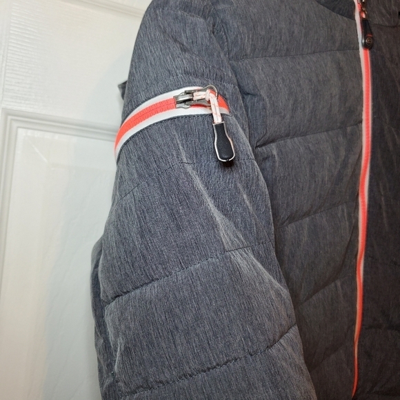 KILLTEC Level 5 Gray Ski Jacket with Detachable Hood Sz 8 - Picture 3 of 16